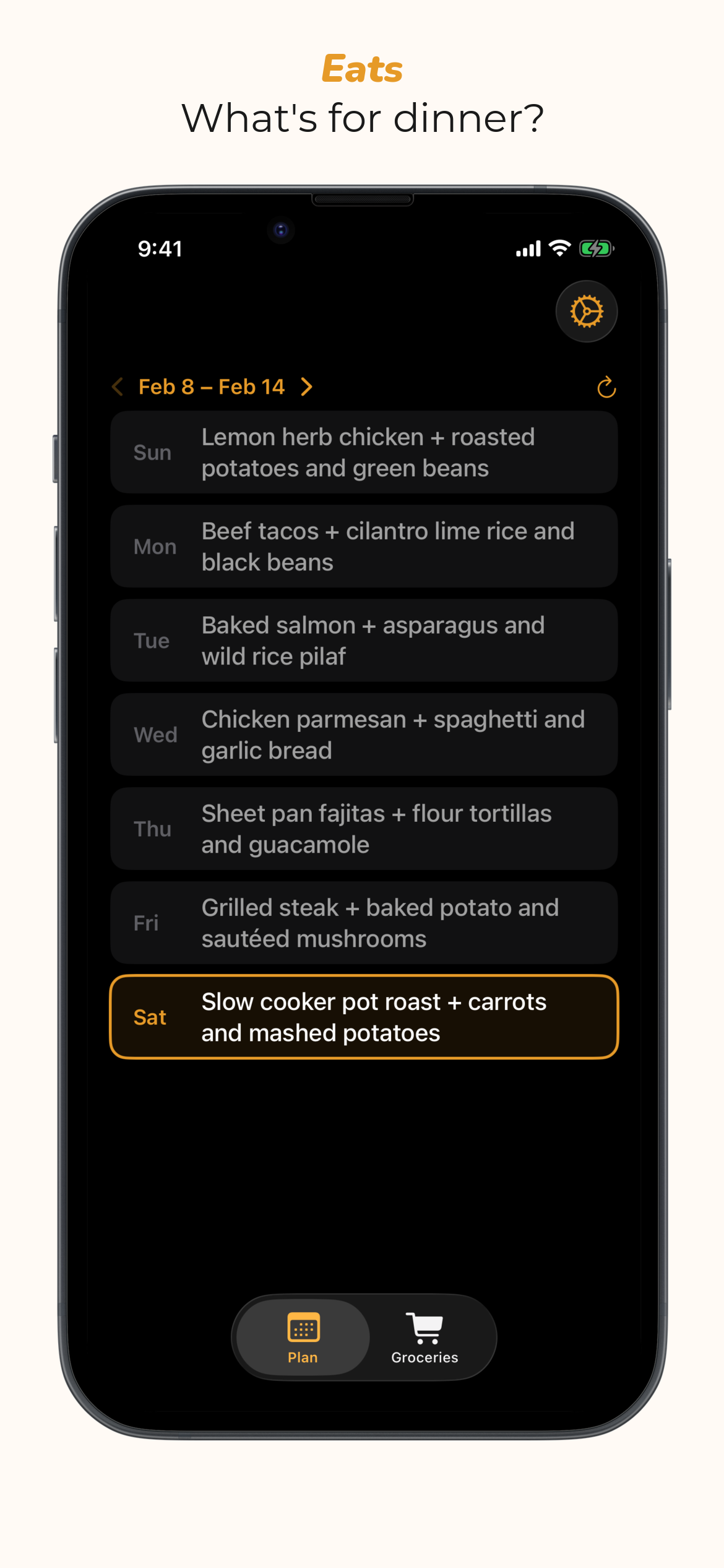 Eats - What's for dinner?