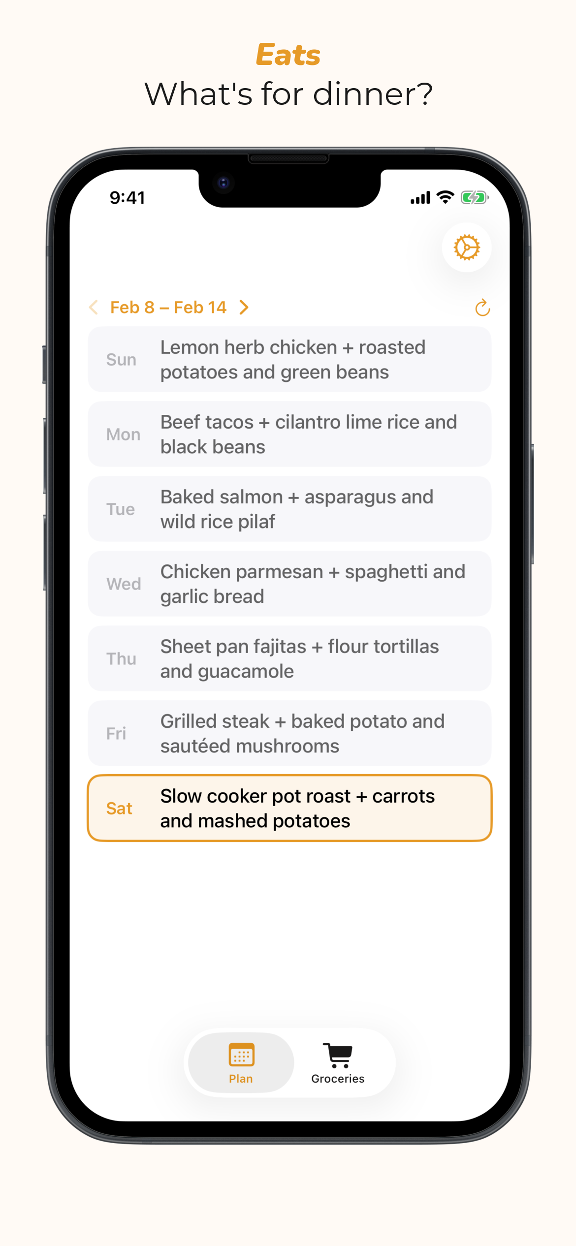 Eats - What's for dinner?